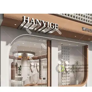 Pabrik Penjualan Langsung Toko Garmen Pajangan Berdiri Shopfitting untuk Wanita Toko Pakaian Gaun Pengantin Toko Desain Interior