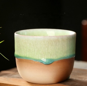 Tasse à café kung fu <span class=keywords><strong>en</strong></span> céramique bleu clair, de style <span class=keywords><strong>japonais</strong></span> créatif, pour le thé, la poterie traditionnelle, 4oz - Product Image 3