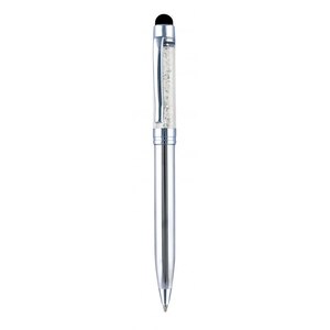 Penna a Sfera in Metallo Cromato Multifunzione con Touch Screen - Product Image 1