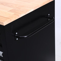 Armoire de rangement mobile à tiroirs, grand chariot, armoire à outils en acier à roulettes avec coffre à outils de garage verrouillable