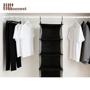 Space-Saving Hanging Closet <b>Shelves</b> for Clothes & Accessories - Product Image 6