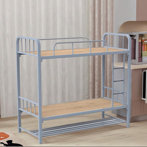 Top-Betrouwbare Student Stapelbed Metalen Slaapzaal Met Trap Voor Campus Accommodatie Wonen - Product Image 5