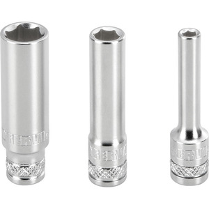 Clé à douille hexagonale longue Fervi, entraînement 1/2 pouce, 32 mm, outil de qualité industrielle - Product Image 1