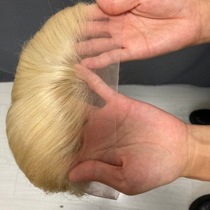 Peluca Frontal 613 con 180% de Densidad, Pelucas Frontales Completas Rubias con Cabello Liso y Ondulado, Peluca Frontal 613 con Encaje Transparente - Product Image 3