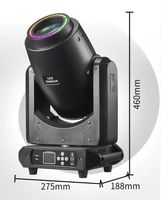 LED 200W DMX Beam Spot Wash 3-in-1 BSW Moving Head Licht für Hochzeiten und Nachtclubs