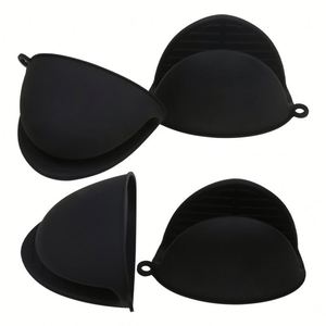 Poignée anti-chaleur en silicone, poignée antidérapante et résistante aux hautes températures, gants de cuisine en silicone - Product Image 4