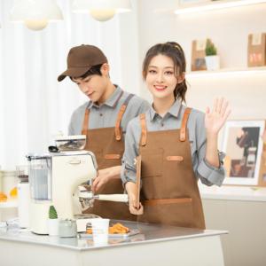 Zware Canvas Geschenken En Ambachten Op Maat Gemaakte Tuinbenodigdheden Herbruikbare Waterdichte Stof Chef-Kok Bakken Mouwloos Schort Met Zak - Product Image 6