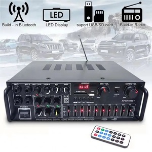 Amplificador de Audio Profesional AV-MP326 BT 220V/110V, Amplificador de Potencia de Audio para el Hogar, 2 Canales, Sonido Estéreo de Alta Fidelidad, <span class=keywords><strong>Karaoke</strong></span> - Product Image 3