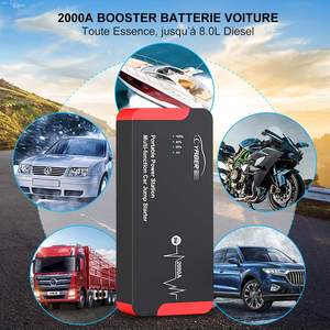נייד לרכב סוללה קפיצת Starter <span class=keywords><strong>Booster</strong></span> <span class=keywords><strong>Pack</strong></span> כלים חיצוני נייד כוח בנק מטען - Product Image 2