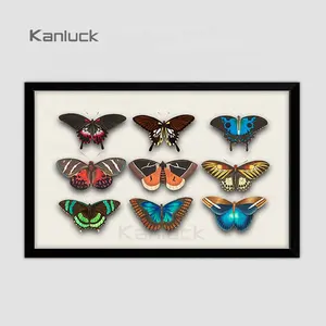 Farfalla personalizzata giclée stampata arte su carta artistica stampe con cornice animale