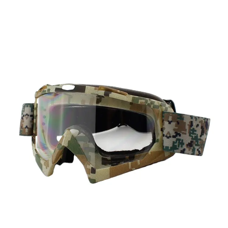 Óculos de neve espelhado, alta proteção padrão anti-neblina, 100% uv400