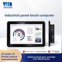 PC industriel Android à faible consommation WQ RK3566/RK3568, écran tactile capacitif intégré en aluminium de 15,6 pouces, ordinateur sans ventilateur