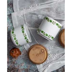 Par de Frascos de Porcelana de Diseño Clásico con Tapas de Silicona, Botellas de Almacenamiento Ecológicas para Alimentos, Accesorios de Cocina, Fiestas - Product Image 5