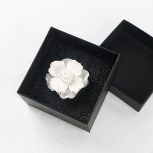 Handmade Porcelain Scented <strong>Ceramic</strong> Flower Aroma Plaster Air Freshener Wooden Based Home Aromatherapy Essential Oil Reed <strong>Diffuser</strong> - Product Image 2