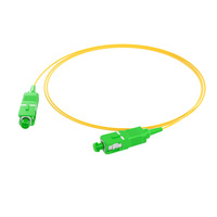 Cordons de raccordement à fibre optique monomode SC/APC SM APC 0,9 mm LSZH Simplex NEWSUN