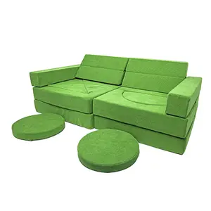Modern Modular Parent-Child Sofa Fun Foam Puzzle Toy For Kids Living Room Bedroom Play Couch Sectional