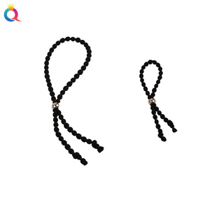 Lot de 2 bandeaux ajustables écologiques pour <span class=keywords><strong>cheveux</strong></span> <span class=keywords><strong>bouclés</strong></span> naturels, style africain, pour queue de cheval bouffante, pinces à <span class=keywords><strong>cheveux</strong></span> pour mariage - Product Image 4