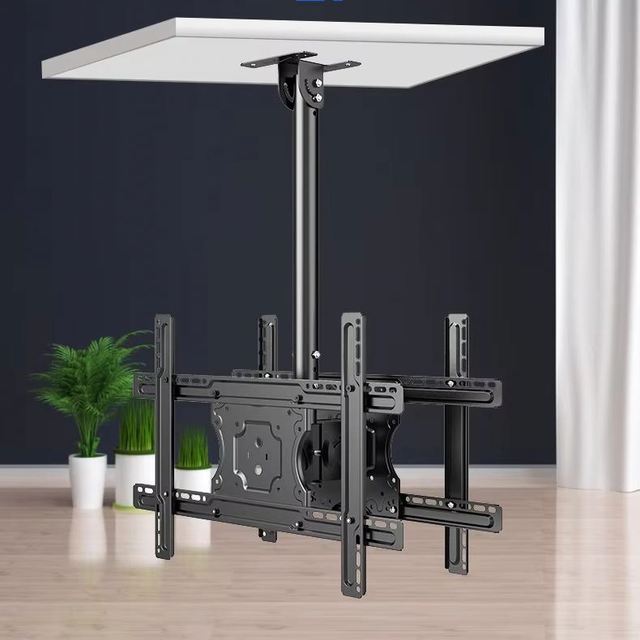 Adjustable Ceiling TV Mount Fits Most 32-55" LCD LED Plasma Monitor Panel Screen Adjustable Ceiling TV Mount