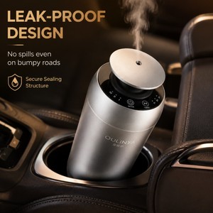 Difusor de Aroma para Coche de Aleación de Aluminio Plateado, Elimina Olores, Niebla Fina, Dispersión Uniforme de Fragancia, Capacidad de 5ml, Frescura Duradera - Product Image 5