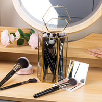 Privates Logo 20 Stück Foundation Make-up Pinsel Set Kit Weiches Pony Ziege Synthetisches Haar für Lidschatten & Wimpern Make-up Pinsel Set