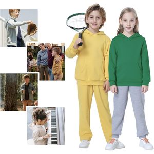 Sudadera con Capucha para Niños Kid Nation, 100% Algodón, Forro Polar, Sin Forro, Informal, Básica, para Niños y Niñas de 4 a 12 Años - Product Image 2