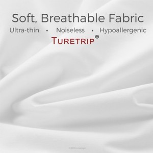 5 sao khách sạn Duvet cover sateen dệt <span class=keywords><strong>Satin</strong></span> Sọc 100% cotton trắng tấm ga trải giường vỏ gối bộ đồ giường - Product Image 3