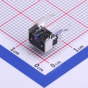 TS-1102N-5026 Tactile Switch Bent Lead Through Hole,6x6mm Switch Single Pole Single Throw Round Button 2.6N Right Angle Insert - Product Image 2