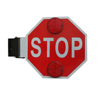 Panneau de signalisation LED pour arrêt de bus scolaire, personnalisable, vente en gros, directement de l'usine, avec bras automatique et feux de circulation électroniques