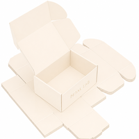 Boîtes d'expédition en papier pour vêtements personnalisées avec logos, boîtes cadeaux en papier ondulé pour l'emballage de vêtements avec logo