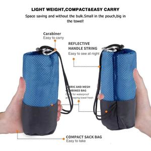 Nouveau produit : Chiffon de nettoyage en microfibre de qualité, serviette de sport avec logo personnalisé et sac - Product Image 2