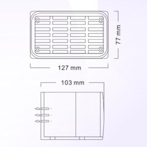 Alarma de Retroceso con Zumbador de Advertencia de 12V/24V para Camiones de Bomberos y Ambulancias - Product Image 6