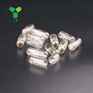 YS Taille 0 Capsules vides imprimées transparentes 00 Capsules de gélatine séparées - Product Image 1