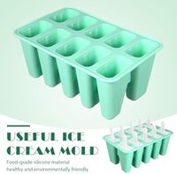Moule à glace en silicone à 4/610 cavités, antiadhésif, réutilisable, moules à sucettes glacées, fabricant de glace, sans BPA, moules à glace maison