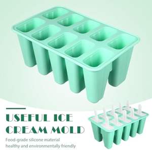 Molde de Silicona para Helados de 4/610 Cavidades, Antiadherente, Reutilizable, para Hacer Paletas de Hielo Caseras, Libre de BPA - Product Image 6