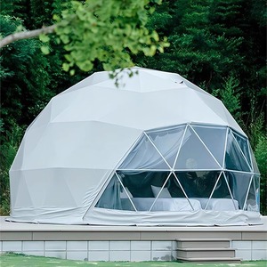 Tente Dôme 6-8 Personnes Double Couche Quatre Saisons Luxe Imperméable Camping Extérieur Hôtel Resort Personnalisable - Product Image 4