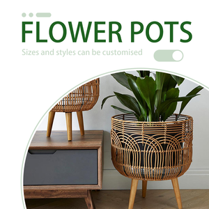 <span class=keywords><strong>Naturix</strong></span> RP48, venta al por mayor, decoración del hogar personalizable, cesta tejida hecha a mano, macetas para plantas de interior - Product Image 5