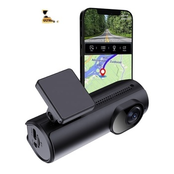 4k+1080P No Screen Dashcam with Wifi Gps Car Dvr 2 Camera Mini 4k Dash Cam Dual Lens Front and Rear Car Cam Driving Recorder
