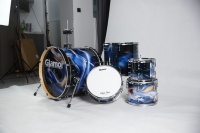 Batterie de percussions professionnelle 5 pièces Glamour en bois de peuplier, coffret couleur, instrument de musique de haute qualité pour musique pop
