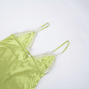 Viviblook D26DS039 Nuevo Vestido de Verano para Mujer, Sexy, sin Mangas, con Encaje Calado, Mini Vestido de Fiesta con Tirantes - Product Image 6