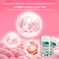 Comprimés de collagène pour adultes OEM, complément beauté anti-âge pour la santé des cheveux, de la peau, des ongles et des articulations, avec soutien immunitaire