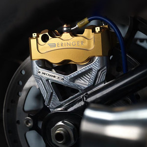 MX เหมาะสำหรับ harleydavidson Road King s/st 108mm เรเดียลคาลิเปอร์วงเล็บอ้วนบ๊อบส้อมด้าน<span class=keywords><strong>หน้า</strong></span>โช้คอัพฐาน - Product Image 3