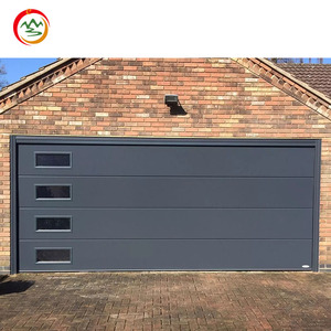 <span class=keywords><strong>Puerta</strong></span> de <span class=keywords><strong>garaje</strong></span> corredera automática moderna americana, Control remoto de acero de nogal, apertura lateral, función antirrobo, Motor doméstico terminado - Product Image 2