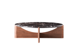 LU Moderne Panneau de fibres de densité moyenne Table basse durable en acier inoxydable Table de chevet Meubles de salon - Product Image 4