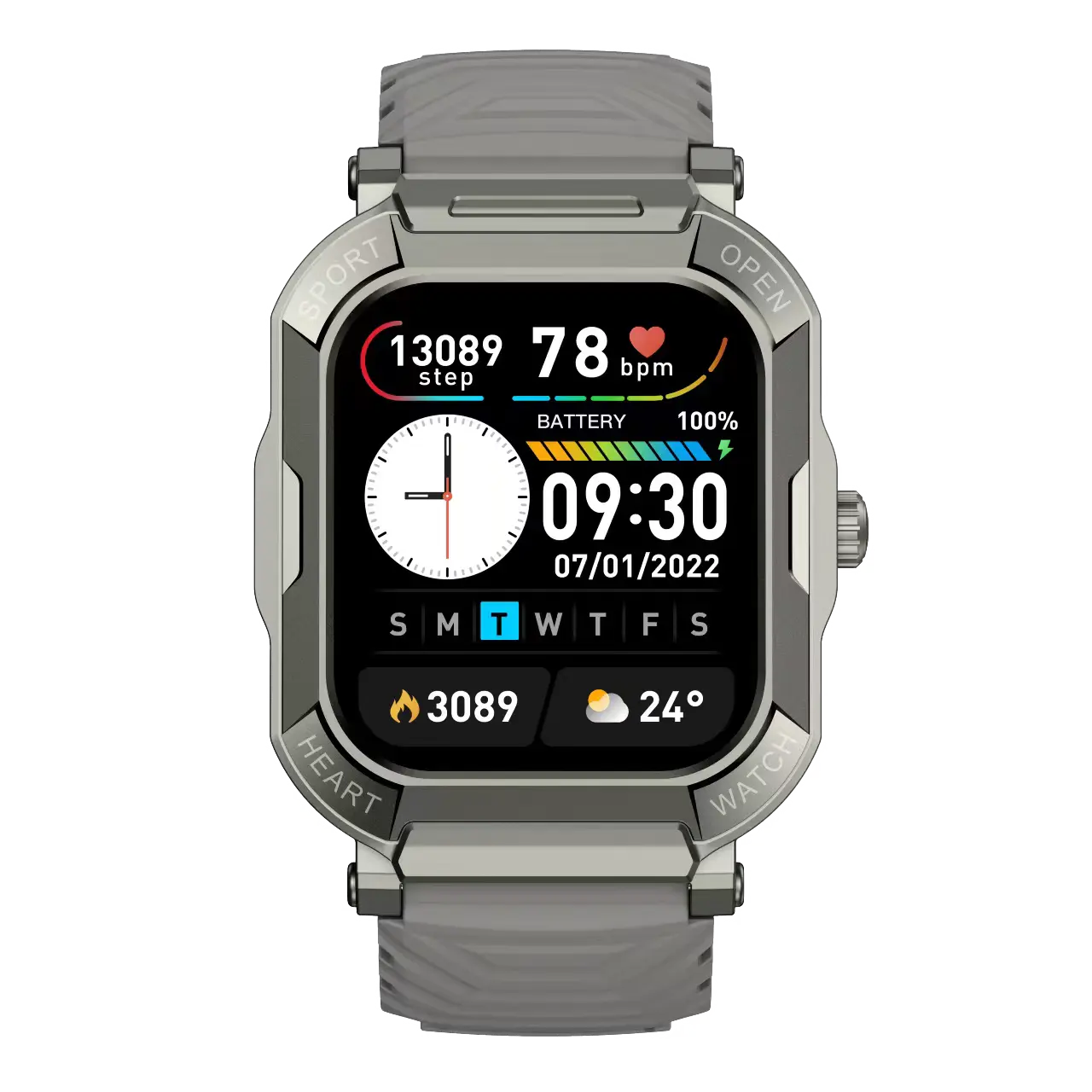 Hot Sale Reloj Inteligente Serie 8 Smart Watch Full Touch Screen Sport Mode Tracker Bloeddruk Smartwatch Armband Voor Mannen