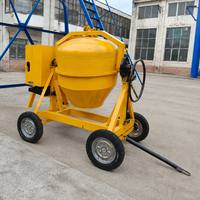 Bétonnière mobile portable mini, électrique ou diesel, pour travaux de construction