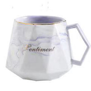 Wealtime di ceramica tazza tazza tazza di caffè bere bocca larga a forma di <span class=keywords><strong>diamante</strong></span> regalo Di Natale set - Product Image 6