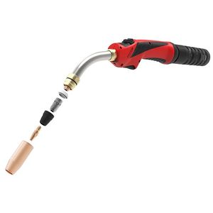Torche de soudage <span class=keywords><strong>MIG</strong></span> <span class=keywords><strong>Fronius</strong></span> Pistolet de soudage au gaz manuel portable refroidi à l'eau 250A 320A 400A 500A Torche de soudage <span class=keywords><strong>MIG</strong></span> <span class=keywords><strong>Fronius</strong></span> personnalisée - Product Image 2