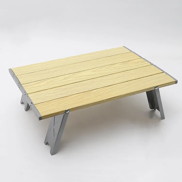 軽量カスタムアルミキャンプ折りたたみテーブル小さなポータブル屋外折りたたみピクニックテーブル