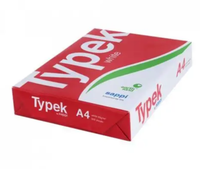 Un lot de papier industriel Typek A4 100% pâte de bois vierge 80 g/m² double blanc pour bureau, vente directe usine pour impression et copie