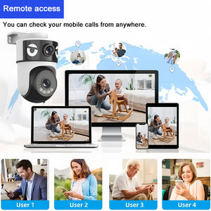 كاميرا ذكية داخلية واي فاي بدقة 4 ميجابكسل مع شاشة مزدوجة وعدسة 2.4 جيجا/5 جيجا ورؤية ليلية بالأشعة تحت الحمراء وكشف للحركة وتتبع تلقائي وصوت ثنائي الاتجاه - Product Image 4